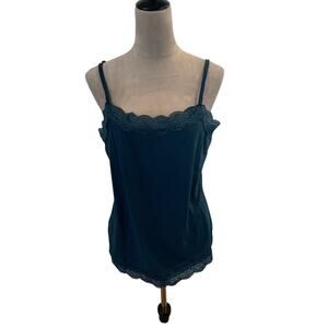 Ann Taylor Tank Bella Swan Vibe Lace Dark Romantic Womens SZ XL